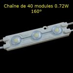 chaine 40 modules led 072W