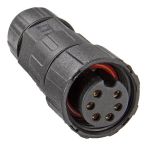 Connecteur femelle étanche IP68 6 conducteurs