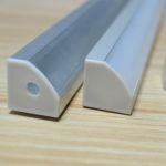 Profilé led angle 45° complet en alu 18.1 x 18.1 mm - modèle PRFANG1203