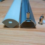Profilé led angle 45° complet en alu 29.7 x 29.7 mm - modèle PRFANG2004