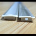 Profilé led encastrable complet en alu 25 x 7 mm - modèle PRFENC1204