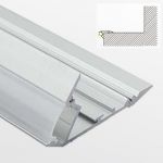 Profilé led pour escaliers complet en alu 53.6 x 27.1 mm - modèle PRFESC5528B