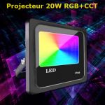 projecteur RGBCCT 20W