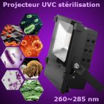 projecteur led UVC sterilisation PRJLEDUVC22