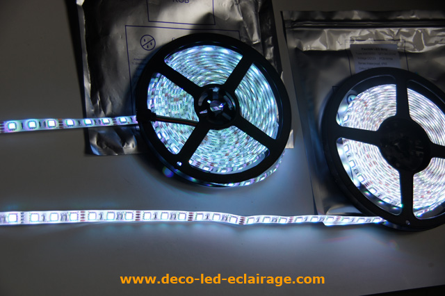 Comparaison de la qualité des rubans leds deco led eclairage qualité professionnelle avec les bandeaux bon marché