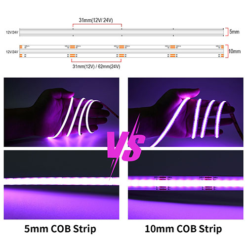 Ruban led COB RGB 5mm pic4