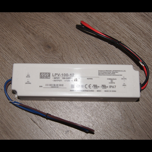 alimentation led Meanwell 12V 100W IP67 pic2