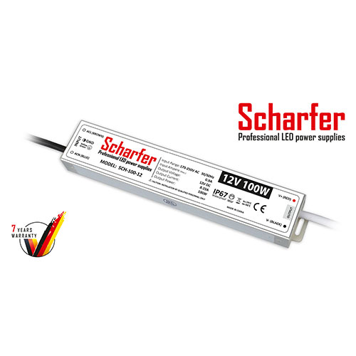 alimentation led scharfer 100w 12v