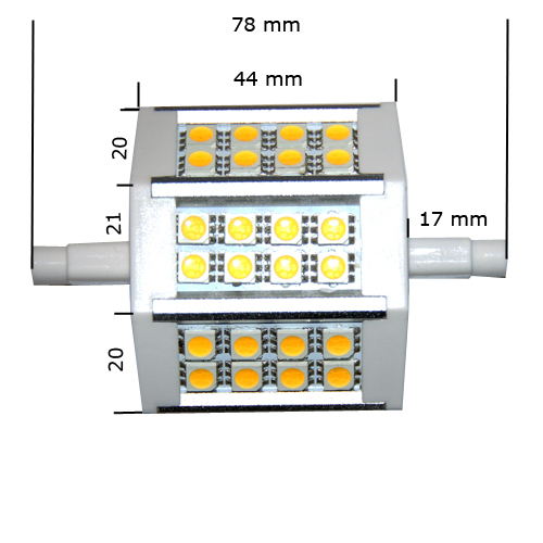 ampoule led R7S 6W SMD5050 PW pic4