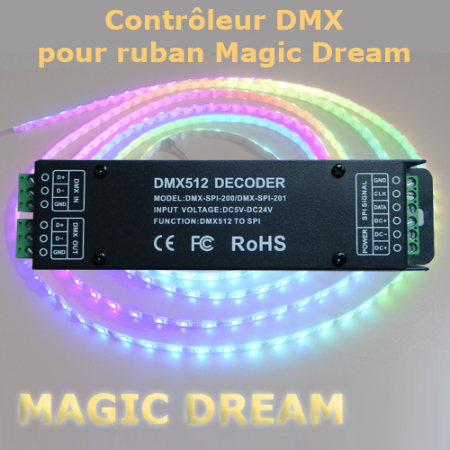 controleur SPI dmx magic dream