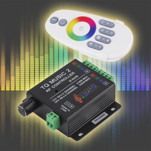 Contrôleur RGB musicale pour ruban LED