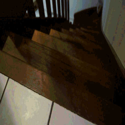 Eclairage dynamique d'escalier