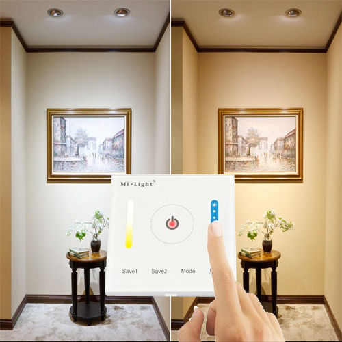 controleur mural strip led blanc variable WALLCCT4ZB2