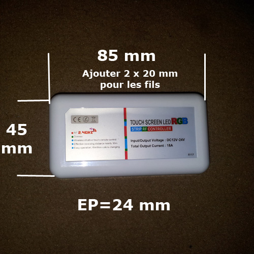 controleur tactile RF pour strip led pic5