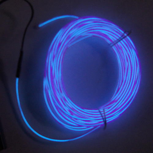 fil lumineu flexible bleu pic3