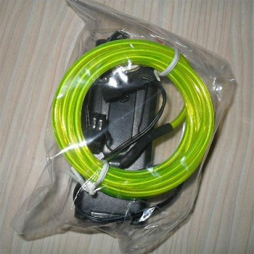 fil lumineu flexible vert