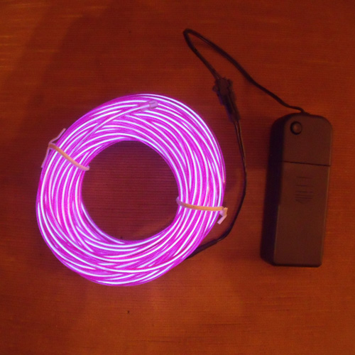 fil lumineux flexible violet pic2