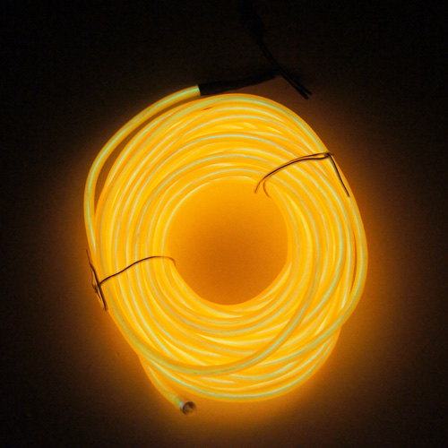 fil lumineux jaune 5mm 36W