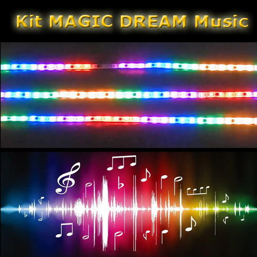 Acheter kit ruban LED RGB musical