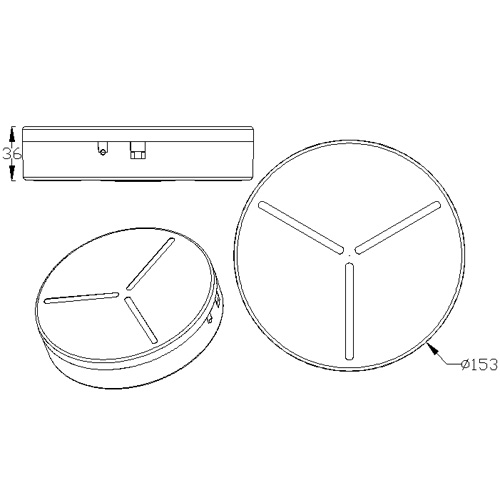 plateau led RGB 15cm pic13