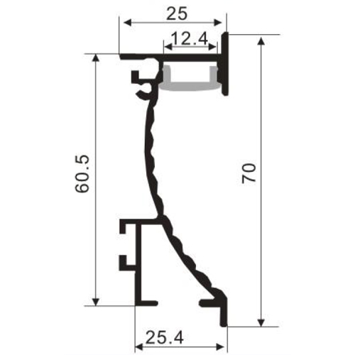 profile led alu cornichee PRF6916 pic2