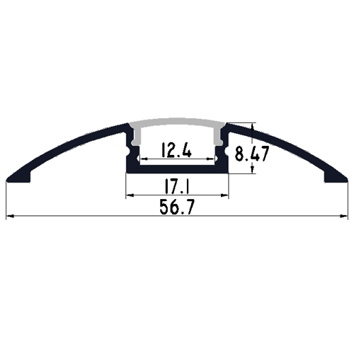 profile led alu sol escalier PRF1206 pic2