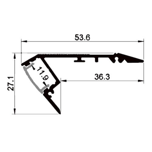 profile led escaliers PRFESC5528B pic2