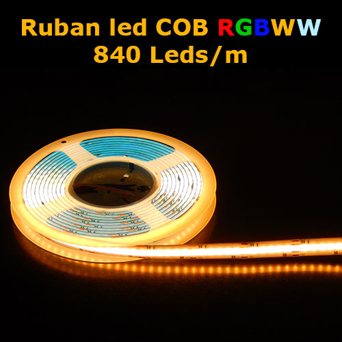ruban led COB RGBCCT