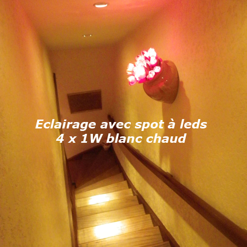 spot led 4x1W MR16 blanc chaud pic4