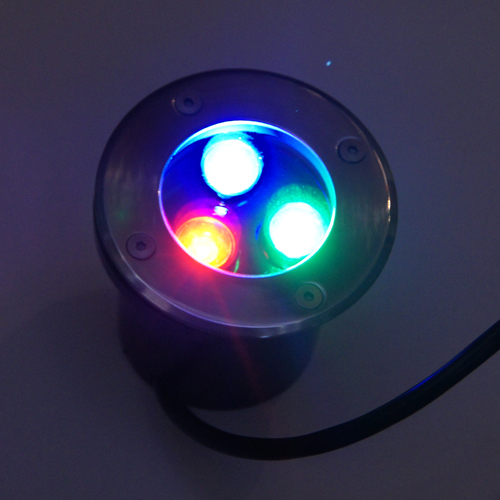 spot led rond pour sol RGB DMX pic4