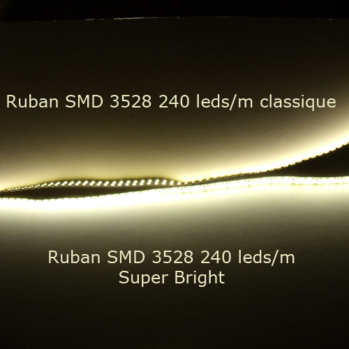 strip led 240leds super bright blanc chaud pic2