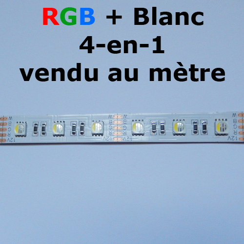 strip led RGBW 4 en 1 vendu au metre