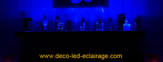 Utilisation de strip led avec un meuble, une étagère ou blibliothèque