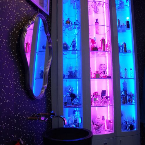 Deco Led Eclairage : Eclairage avec rubans led pour meubles