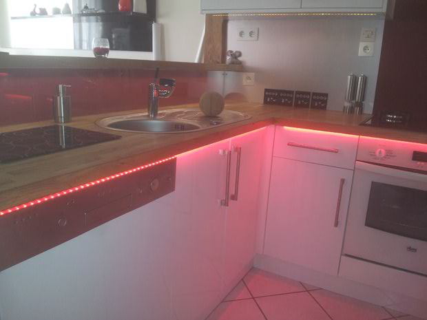 Comment installer un ruban LED dans une cuisine ?